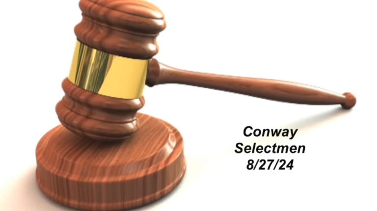 Conway Selectmen (8/27/24)